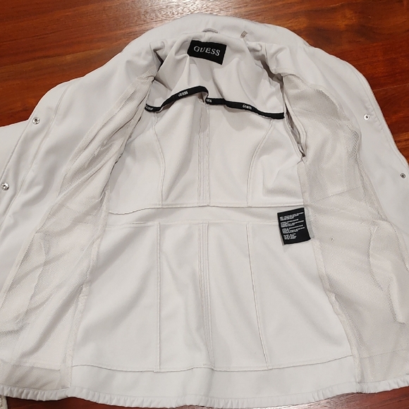 GUESS Women's Light Gray Trench Coat - Picture 5 of 7